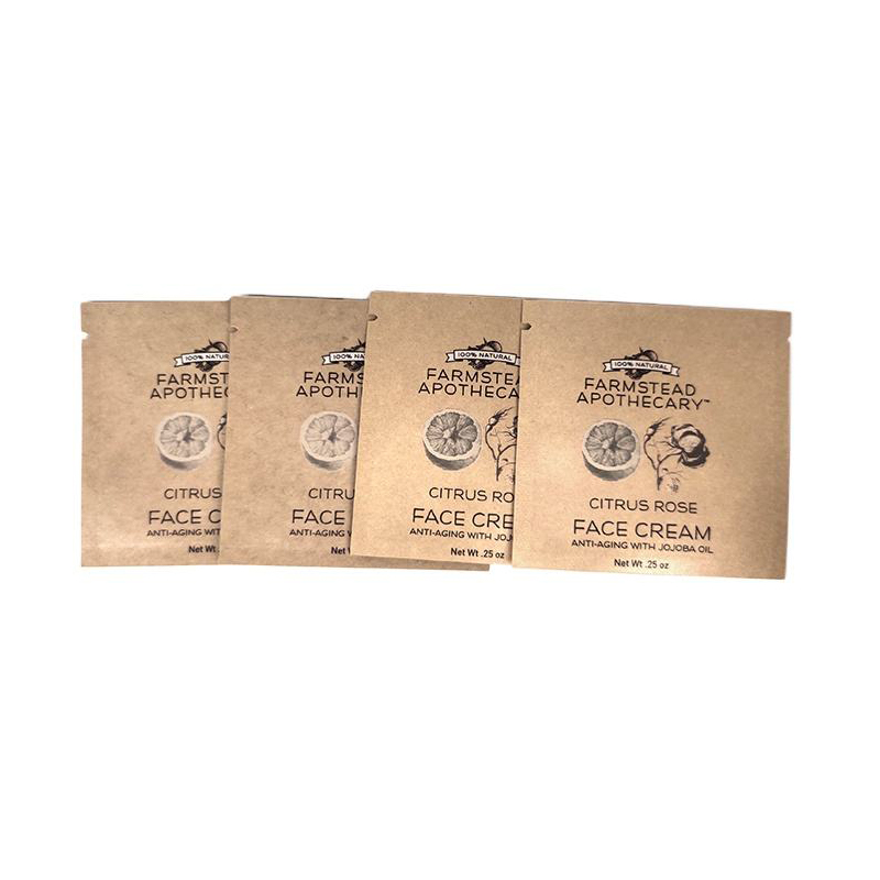 Kertas Kraft Kecil dan Beg Sachet Foil Aluminium (3 sisi dimeteraikan)